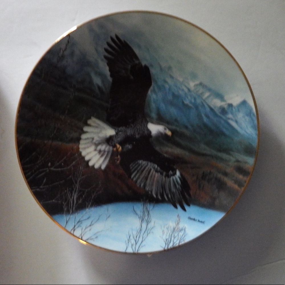 WS George collectable plate - the Soaring Majesty collection